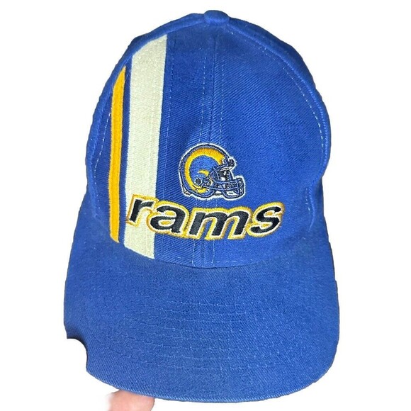 Vintage 90’s St. Louis Rams Pro Line Logo Athletic Adjustable Hat - Picture 2 of 6